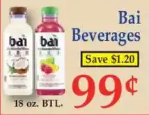 Market Basket Bai Beverages offer
