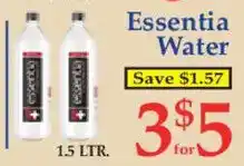 Market Basket Essentia Water offer