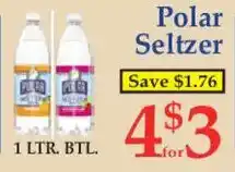 Market Basket Polar Seltzer offer