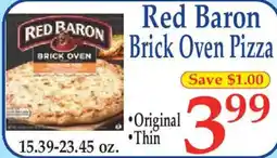 Market Basket Red Baron Brick Oven Pizza offer