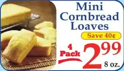 Market Basket Mini Cornbread Loaves offer