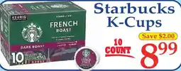 Market Basket Starbucks k-cups offer