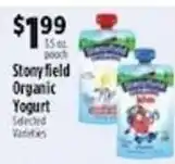 Pioneer Supermarkets Stonyfield Organic Yogurt offer