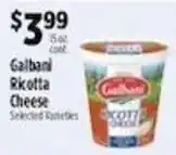Pioneer Supermarkets Galbani ricotta cheese offer