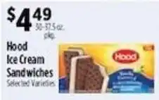 Pioneer Supermarkets Hood ice cream sandwiches offer