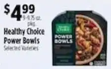 Pioneer Supermarkets Healthy Choice Power Bowls offer