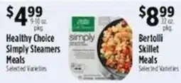 Pioneer Supermarkets Healthy Choice Simply Steamers Meals offer
