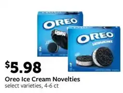 Fareway Oreo ice cream novelties offer