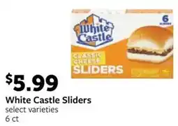 Fareway White Castle Sliders offer