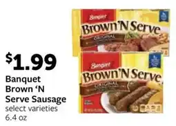 Fareway Banquet Brown 'N Serve Sausage offer