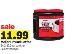 Meijer Meijer Ground Coffee offer
