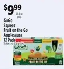 Pioneer Supermarkets GoGo Squeeze Fruit on the Go Applesauce offer