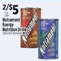 Pioneer Supermarkets Nutrament energy nutrition drinks offer