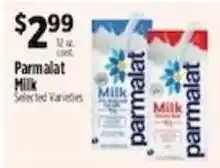 Pioneer Supermarkets Parmalat milk offer