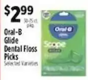 Pioneer Supermarkets Oral-B Glide Dental Floss Picks offer