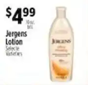 Pioneer Supermarkets Jergens lotion offer
