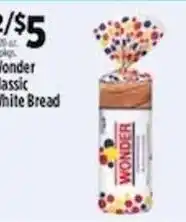 Pioneer Supermarkets Wonder classic white bread offer