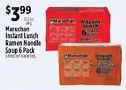 Pioneer Supermarkets Maruchan instant lunch ramen noodle soup offer
