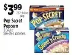 Pioneer Supermarkets Pop Secret Popcorn offer