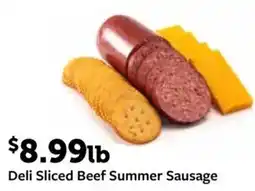 Fareway Deli Sliced Beef Summer Sausage offer