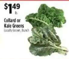 Pioneer Supermarkets Collard or Kale Greens offer