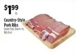 Pioneer Supermarkets Country-Style Pork Ribs offer