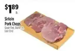 Pioneer Supermarkets Sirloin Pork Chops offer