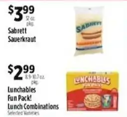 Pioneer Supermarkets Sabrett sauerkraut offer