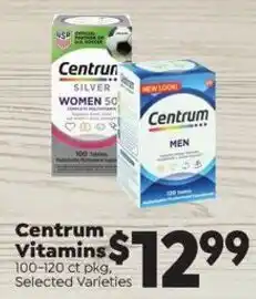 Sentry Centrum Vitamins offer
