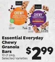 Sentry Essential Everyday Chewy Granola Bars offer
