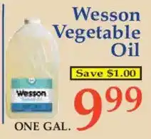Market Basket Wesson Vegetable Oil offer