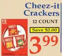 Market Basket Cheez-it Crackers offer