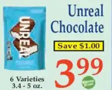 Market Basket Unreal Chocolate offer