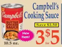 Market Basket Campbell's cooking sauce offer