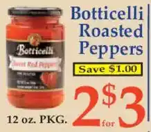 Market Basket Botticelli roasted peppers offer