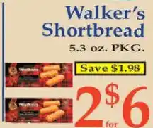Market Basket Walker's Shortbread offer