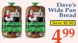 Market Basket Dave's Wide Pan Bread offer