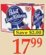 Market Basket Pabst blue ribbon offer