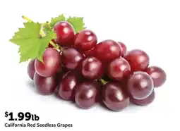 Fareway California Red Seedless Grapes offer