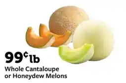 Fareway Whole Cantaloupe or Honeydew Melons offer