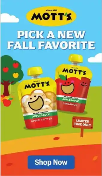 Meijer Mott's applesauce offer