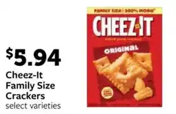 Fareway Cheez-It Family Size Crackers offer