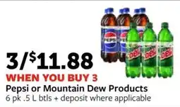 Fareway Pepsi or Mountain Dew Products offer