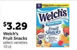 Fareway Welch's Fruit Snacks offer