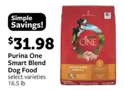 Fareway Purina One Smart Blend Dog Food offer