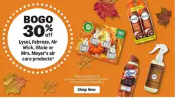 Meijer Lysol, Febreze, Air Wick, Glade or Mrs. Meyer's air care products offer