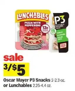 Meijer Oscar Mayer P3 Snacks offer