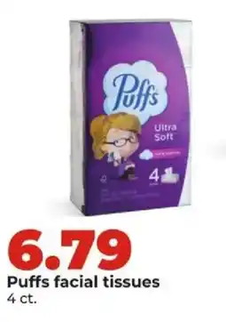 Hy-Vee Puffs facial tissues offer