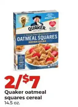 Hy-Vee Quaker oatmeal squares cereal offer