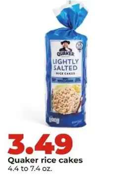 Hy-Vee Quaker rice cakes offer